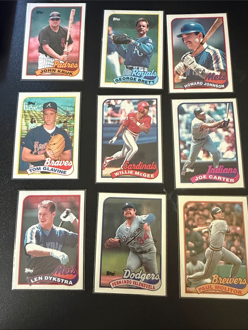 89 Topps Baseball Card Lot -